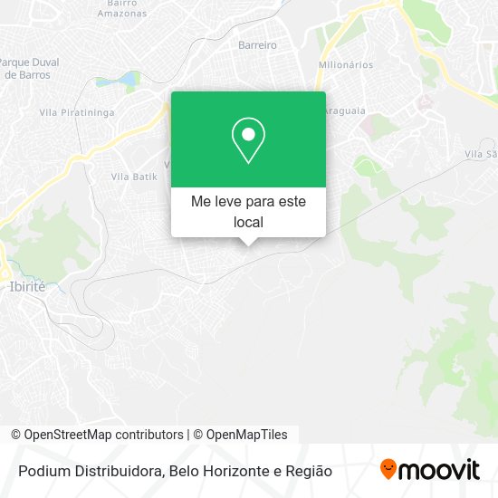 Podium Distribuidora mapa