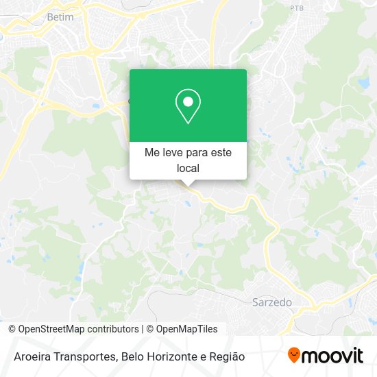 Aroeira Transportes mapa