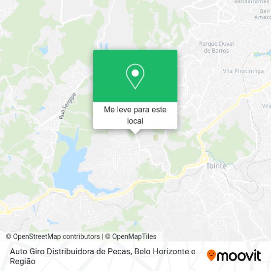 Auto Giro Distribuidora de Pecas mapa