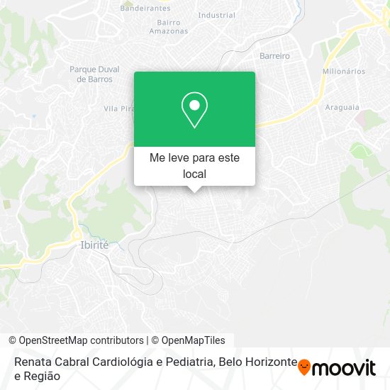Renata Cabral Cardiológia e Pediatria mapa