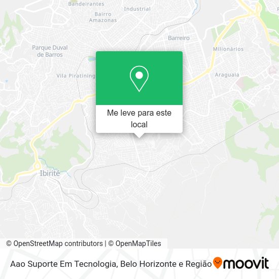 Aao Suporte Em Tecnologia mapa