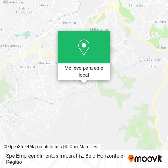 Spe Empreendimentos Imperatriz mapa