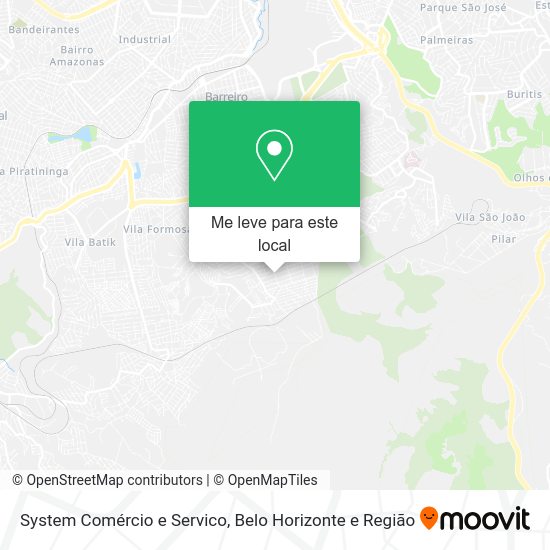 System Comércio e Servico mapa