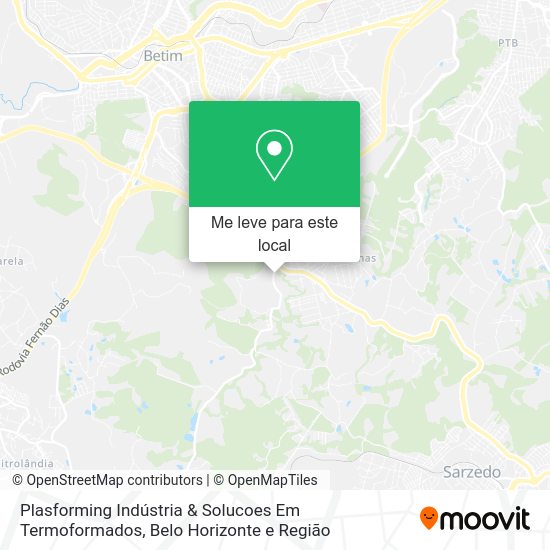 Plasforming Indústria & Solucoes Em Termoformados mapa