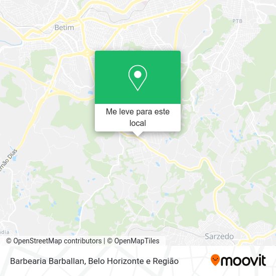 Barbearia Barballan mapa
