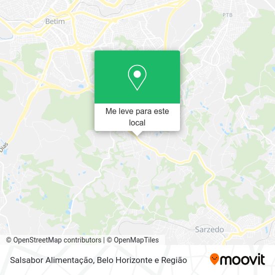 Salsabor Alimentação mapa