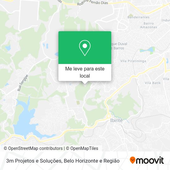 3m Projetos e Soluções mapa