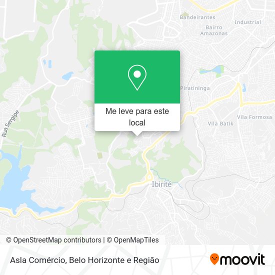 Asla Comércio mapa