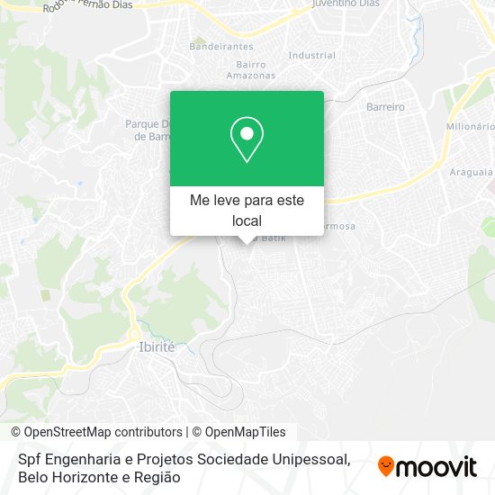 Spf Engenharia e Projetos Sociedade Unipessoal mapa