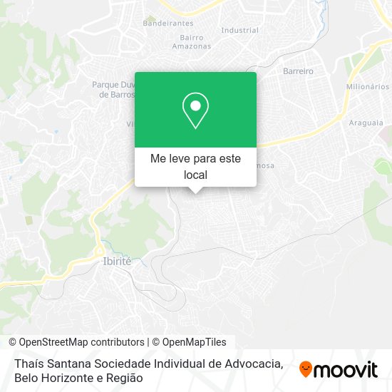 Thaís Santana Sociedade Individual de Advocacia mapa