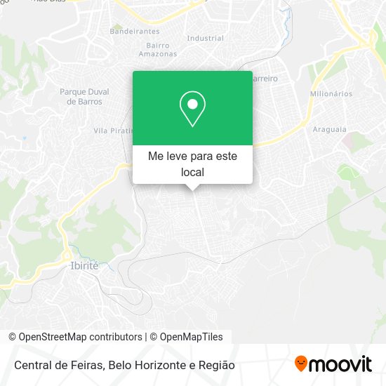 Central de Feiras mapa