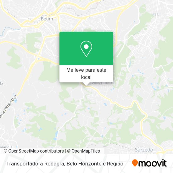 Transportadora Rodagra mapa