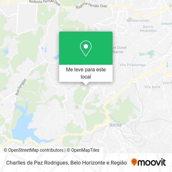 Charlles da Paz Rodrigues mapa