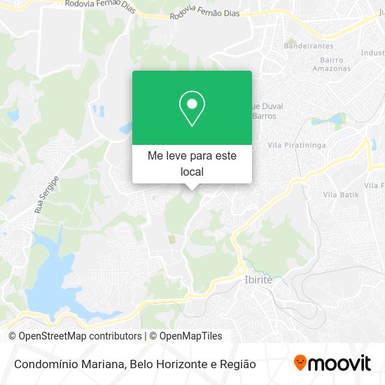 Condomínio Mariana mapa