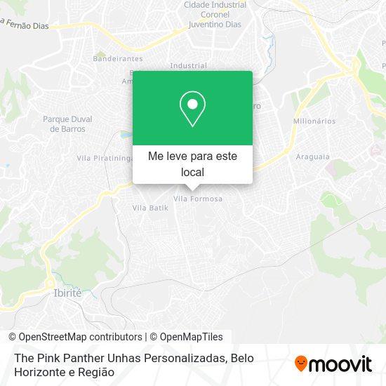 The Pink Panther Unhas Personalizadas mapa