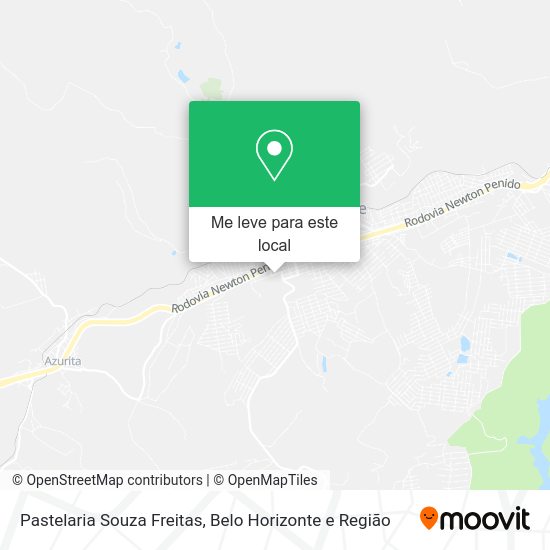 Pastelaria Souza Freitas mapa
