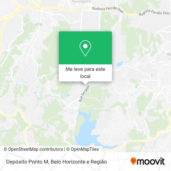 Depósito Ponto M mapa