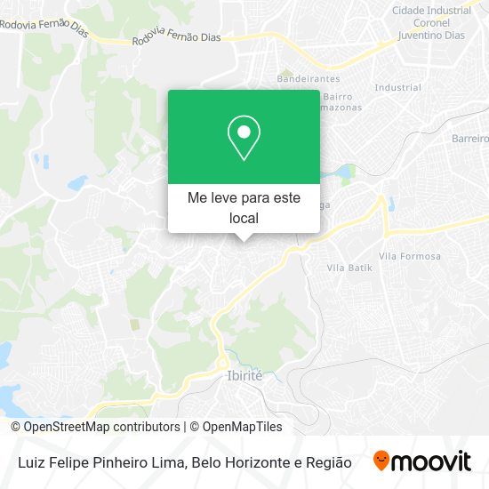 Luiz Felipe Pinheiro Lima mapa