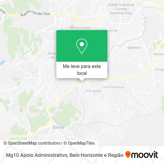 Mg10 Apoio Administrativo mapa