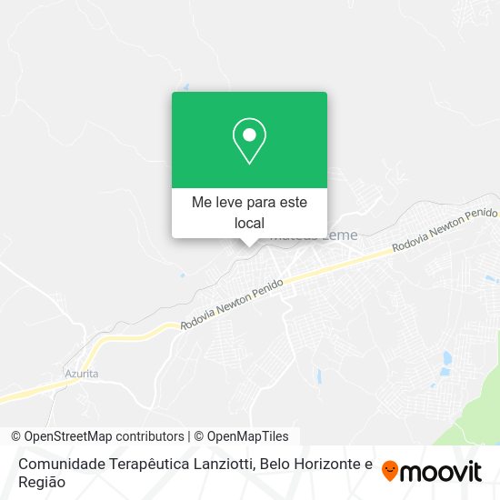 Comunidade Terapêutica Lanziotti mapa