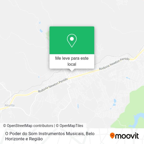 O Poder do Som Instrumentos Musicais mapa
