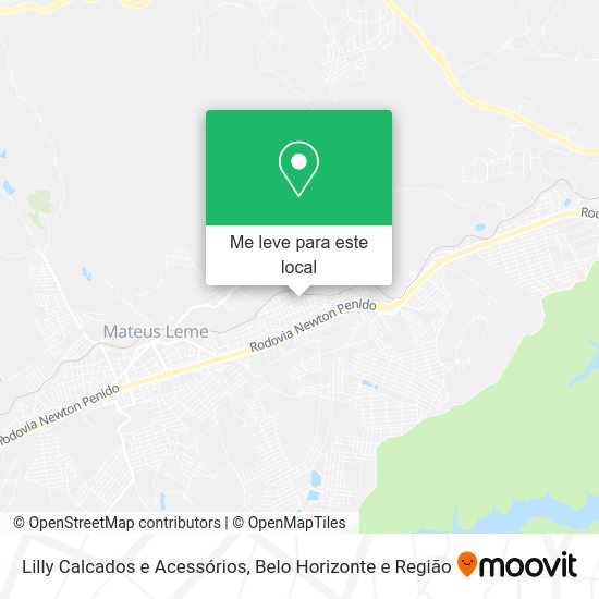 Lilly Calcados e Acessórios mapa