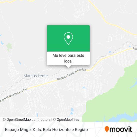 Espaço Magia Kids mapa