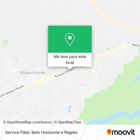 Service Fiber mapa