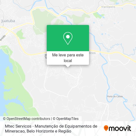 Mtec Servicos - Manutenção de Equipamentos de Mineracao mapa