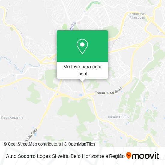 Auto Socorro Lopes Silveira mapa