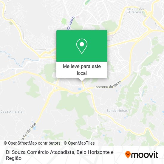 Di Souza Comércio Atacadista mapa