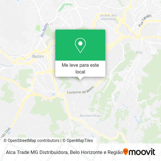 Alca Trade MG Distribuidora mapa