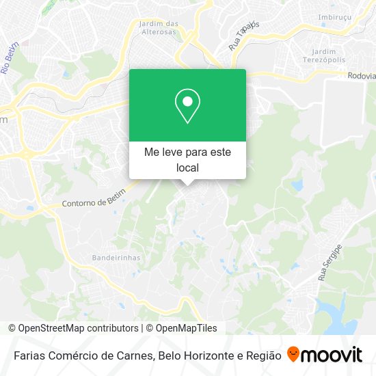 Farias Comércio de Carnes mapa