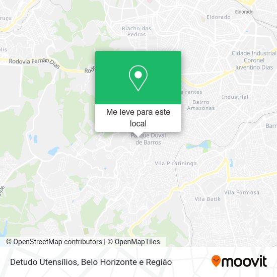 Detudo Utensílios mapa