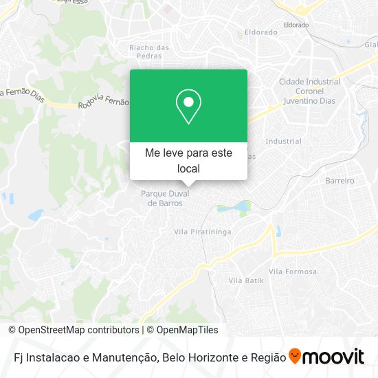 Fj Instalacao e Manutenção mapa