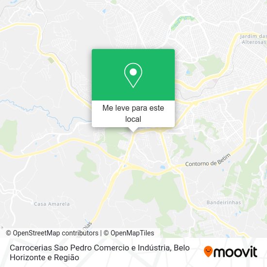 Carrocerias Sao Pedro Comercio e Indústria mapa