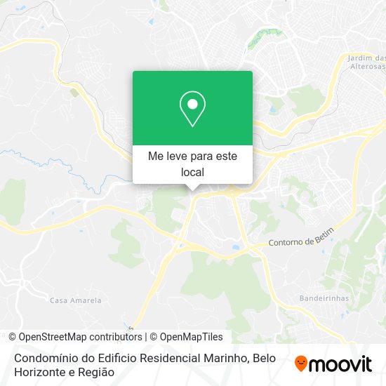 Condomínio do Edificio Residencial Marinho mapa