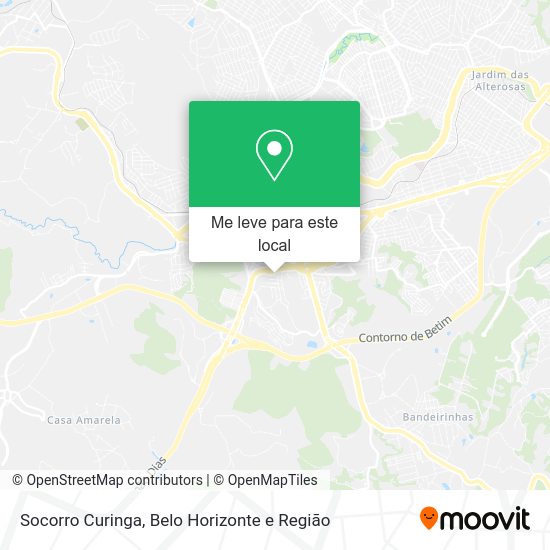 Socorro Curinga mapa