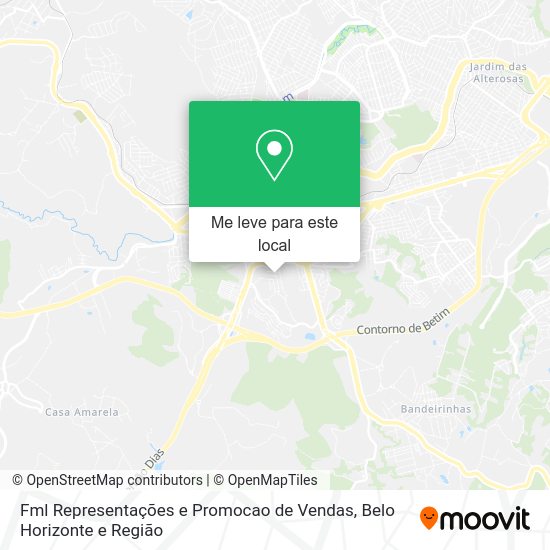 Fml Representações e Promocao de Vendas mapa