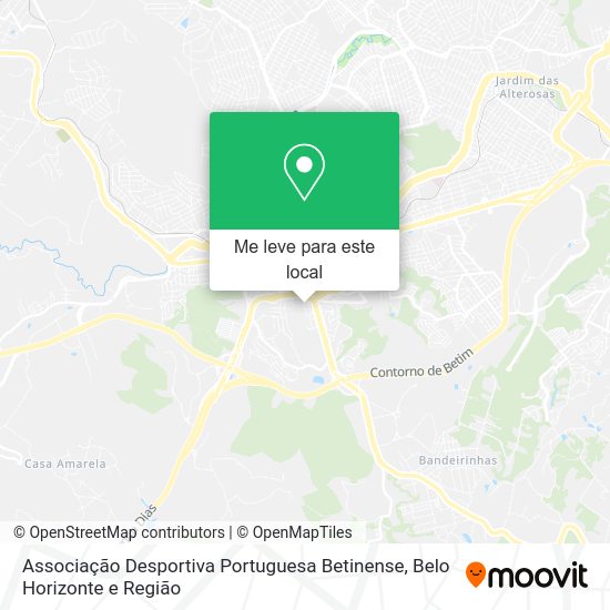 Associação Desportiva Portuguesa Betinense mapa
