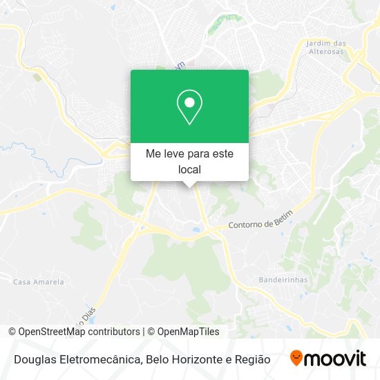 Douglas Eletromecânica mapa