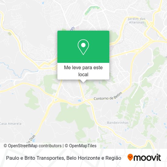 Paulo e Brito Transportes mapa