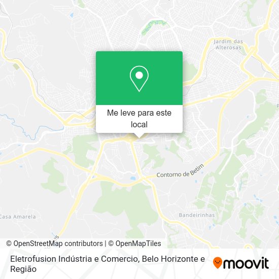 Eletrofusion Indústria e Comercio mapa