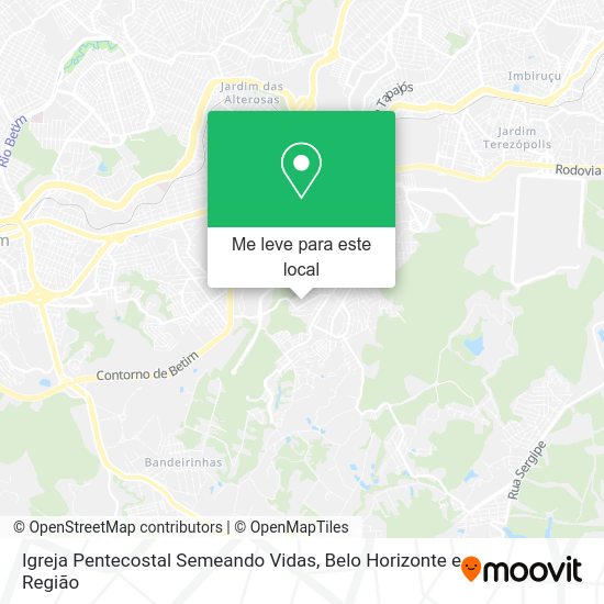 Igreja Pentecostal Semeando Vidas mapa