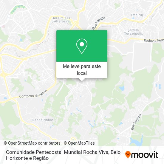 Comunidade Pentecostal Mundial Rocha Viva mapa