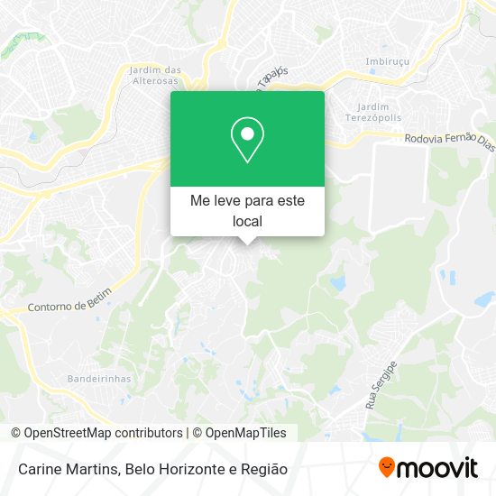 Carine Martins mapa