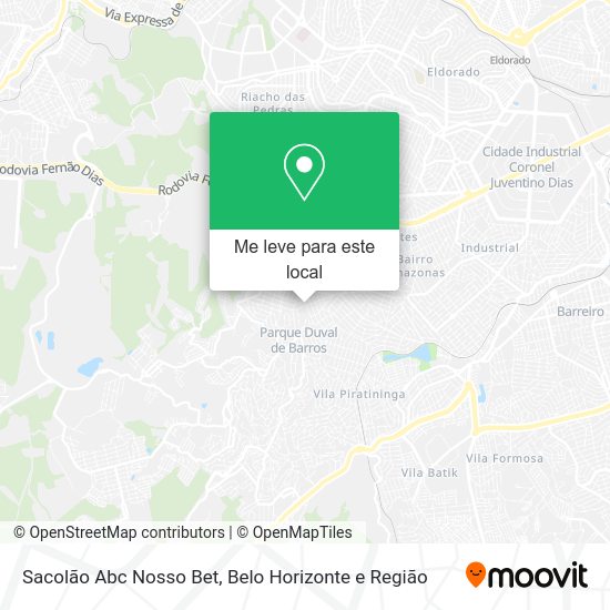 Sacolão Abc Nosso Bet mapa