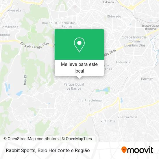 Rabbit Sports mapa