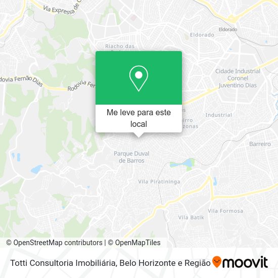 Totti Consultoria Imobiliária mapa