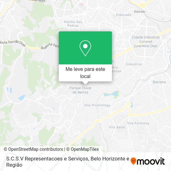S.C.S.V Representacoes e Serviços mapa